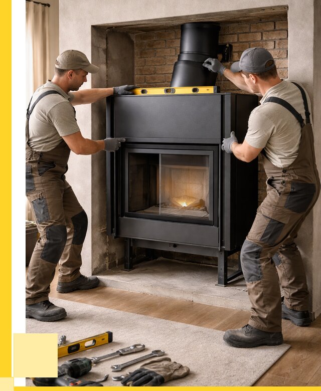 Установка каминных топок в Белове под ключ от 19546 р. | ЭриданБлв