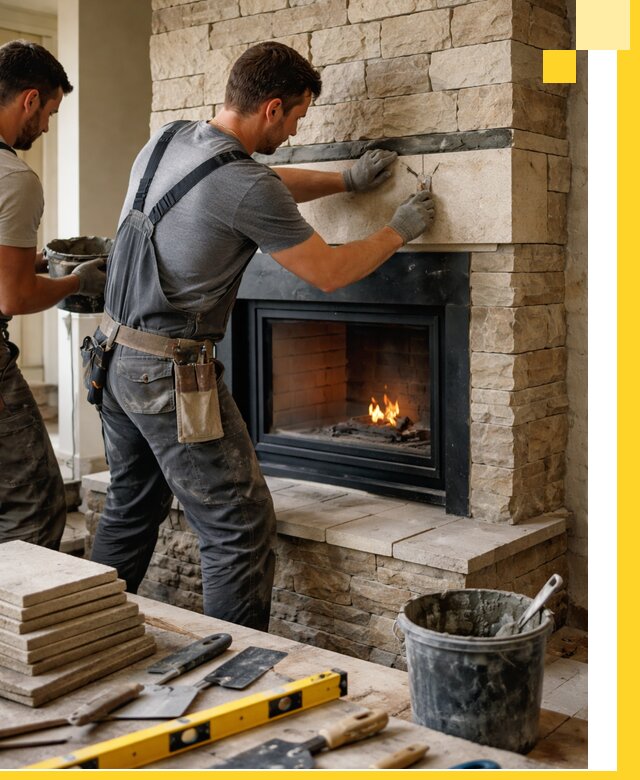 Проектирование и установка открытых каминов в Белове