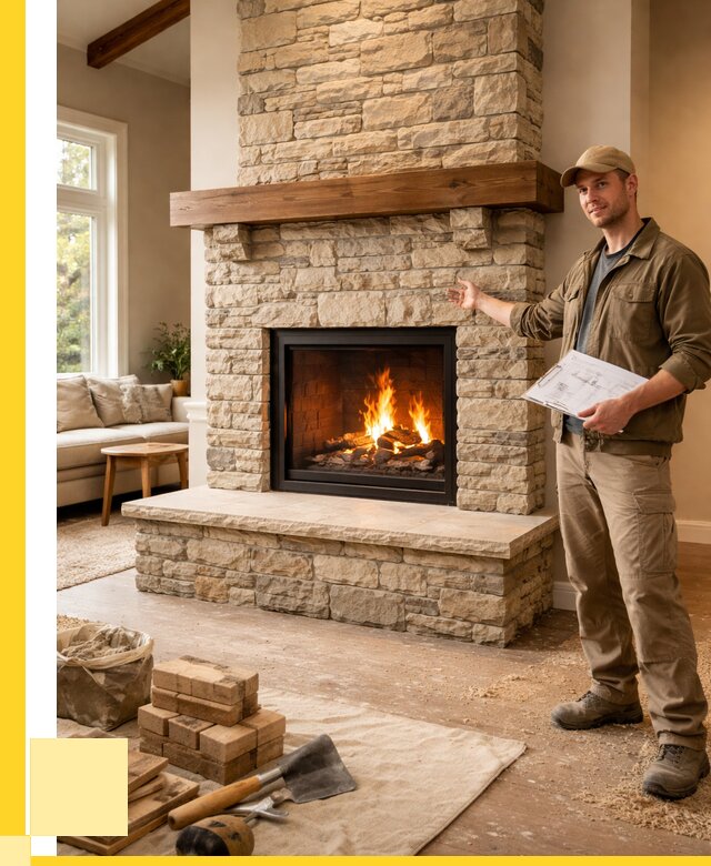 Камины под ключ в Белове от 195462 р. | ЭриданБлв — установка