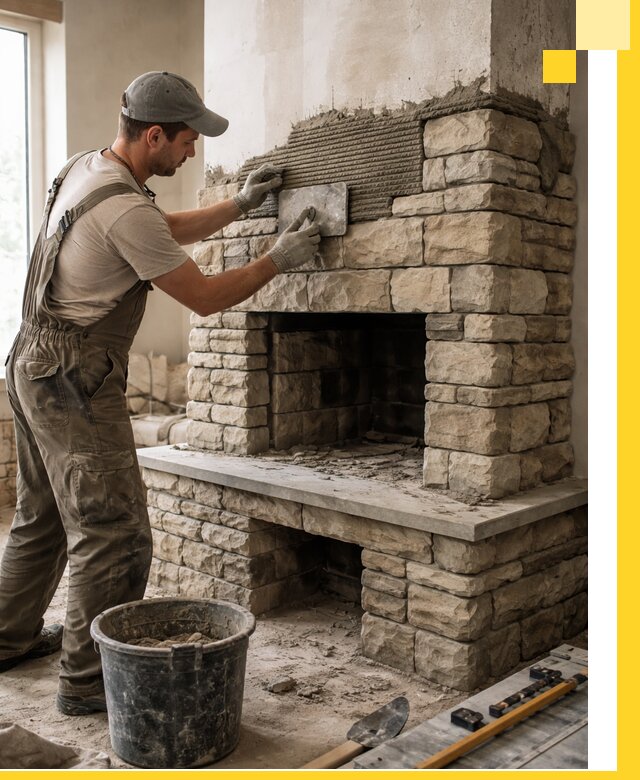 Строительство каминов под ключ в Белове от проектирования до монтажа