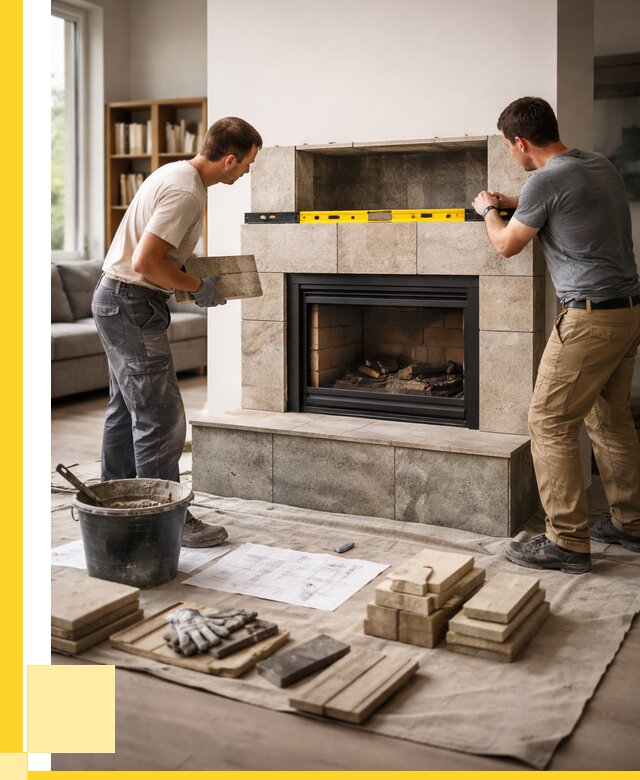 Монтаж каминов и установка в Белове от 48866 р. | ЭриданБлв