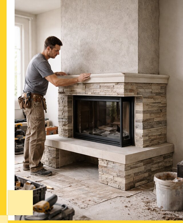 Изготовление каминов под ключ в Белове от 162885 р. | ЭриданБлв