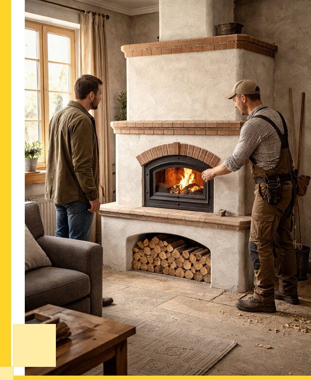 Печи камины в Белове: кирпичные, изразцовые от 65154 р. | ЭриданБлв