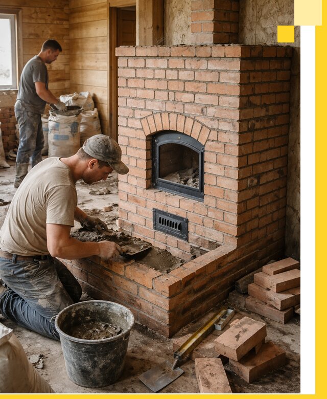 Профессиональное строительство печей в Белове под ключ