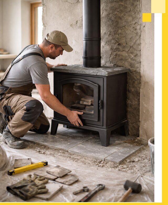 Профессиональный монтаж печей и каминов в Белове под ключ