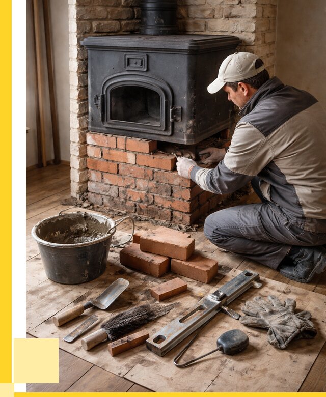 Ремонт печей в Белове от 13031 р., услуги печника ЭриданБлв