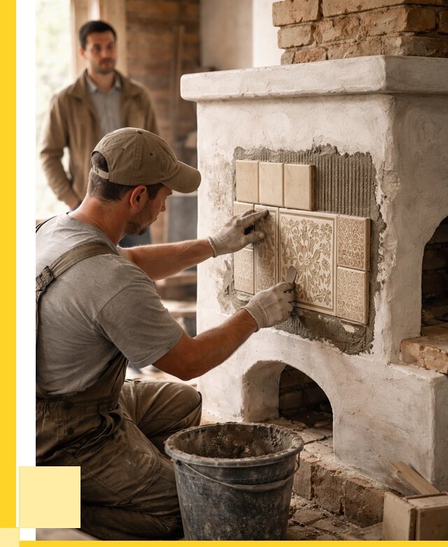 Отделка печей и банных печей в Белове от 38007 р. | ЭриданБлв