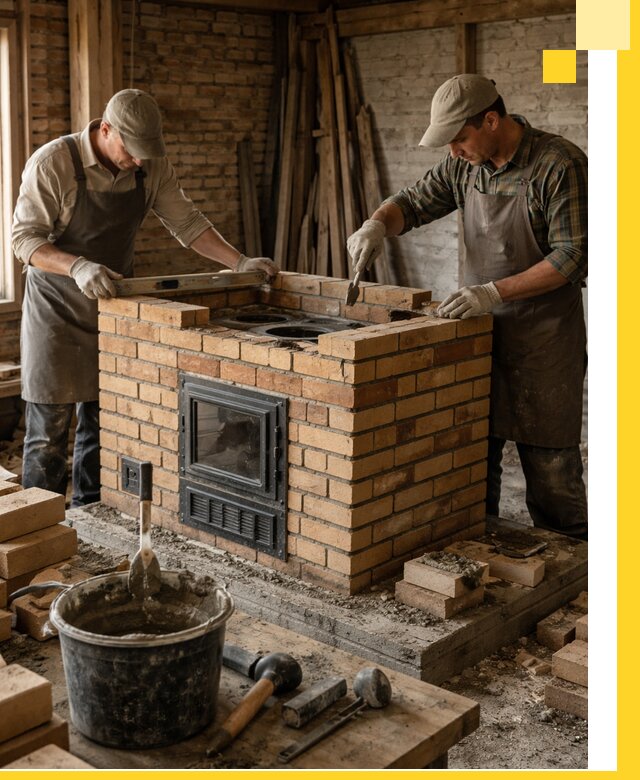 Изготовление и установка варочных печей под ключ в Белове