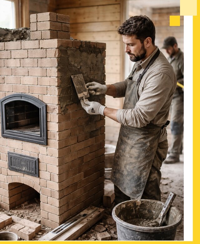 Изготовление и установка печей-шведок под ключ в Белове