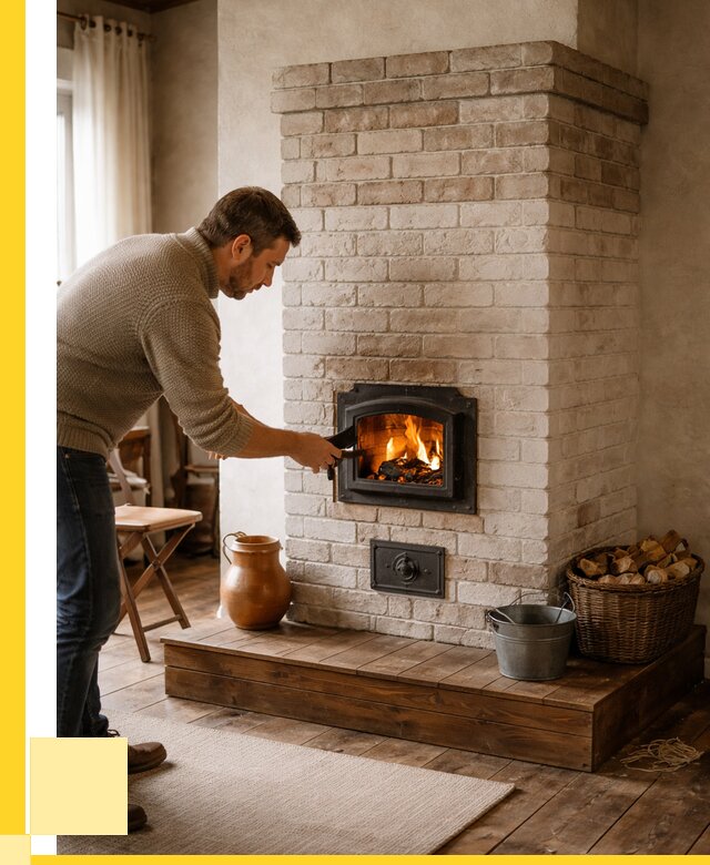 Печь голландка из кирпича в Белове от 92302 р. | ЭриданБлв