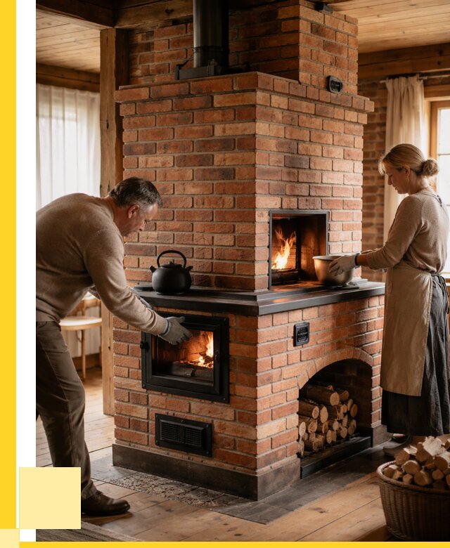 Печи для загородного дома под ключ в Белове от 86872 р. | ЭриданБлв