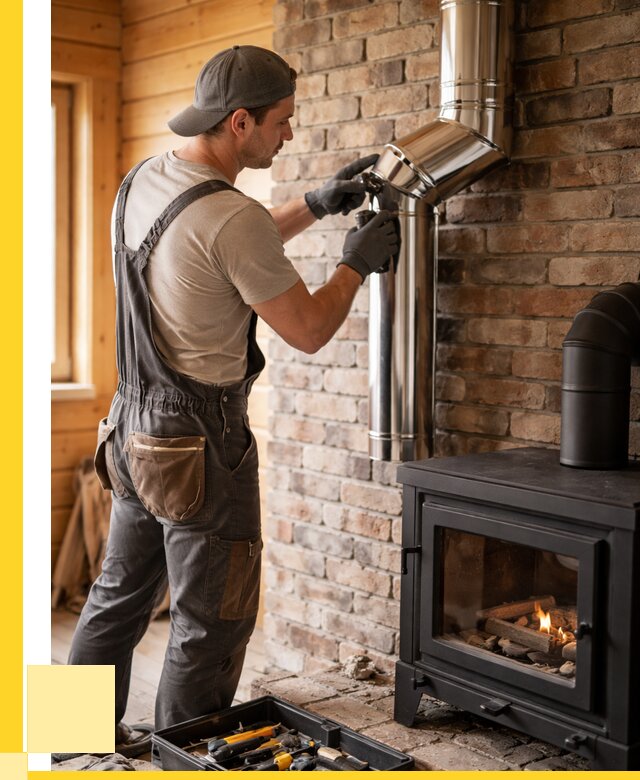 Монтаж дымоходов для печей в Белове от 8144 р. | ЭриданБлв