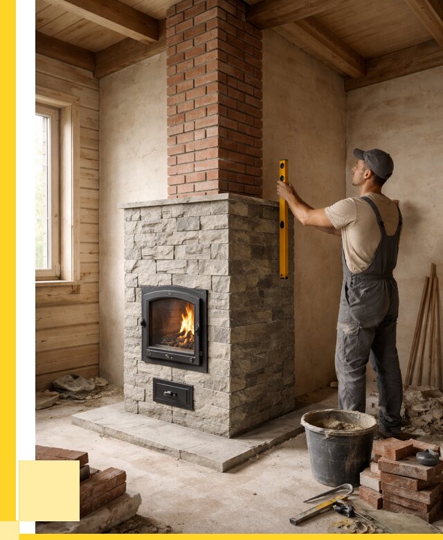 Печи и дымоходы под ключ в Белове от 48866 р., ЭриданБлв