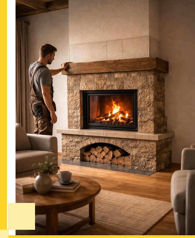 Печи камины для дома под ключ в Белове от 59725 р. | ЭриданБлв