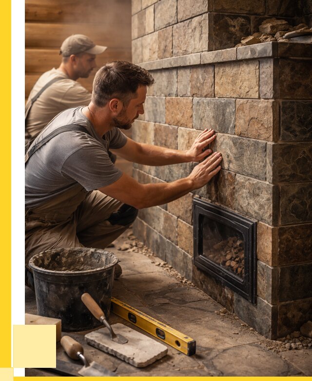 Облицовка банных печей в Белове под ключ от 13031 р. | ЭриданБлв