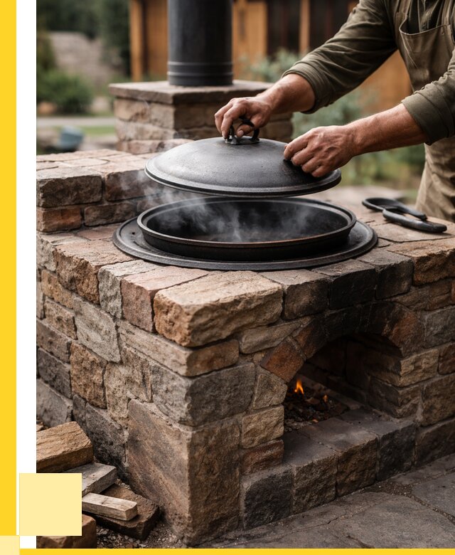 Печи для казана в Белове по цене от 19546 р. | ЭриданБлв