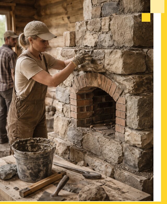 Каменные печи на заказ и монтаж в Белове, долговечные решения