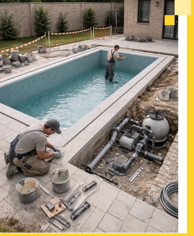 Строительство бассейнов под ключ в Белове: проекты и монтаж