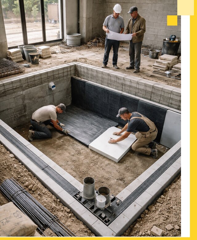 Проекты частных и общественных бассейнов под ключ в Белове