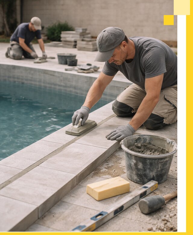 Отделка бассейнов в Белове: декоративная отделка и гидроизоляция