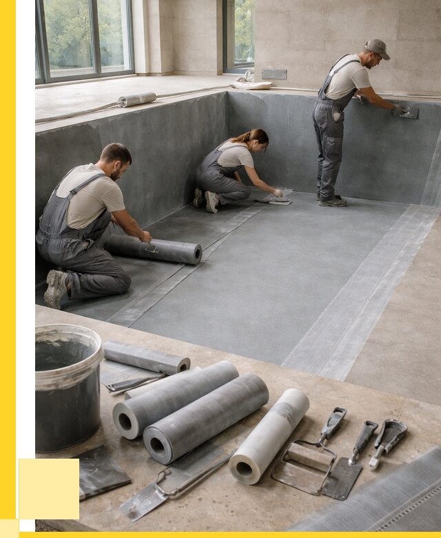 Гидроизоляция бассейнов в Белове от 2172 р., ЭриданБлв