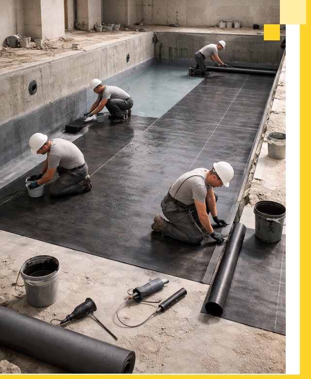 Профессиональная гидроизоляция бассейнов и чаш в Белове под ключ