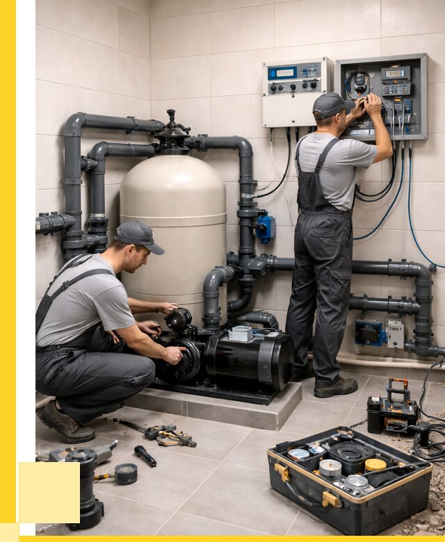 Монтаж оборудования для бассейнов в Белове от 43436 р. | ЭриданБлв