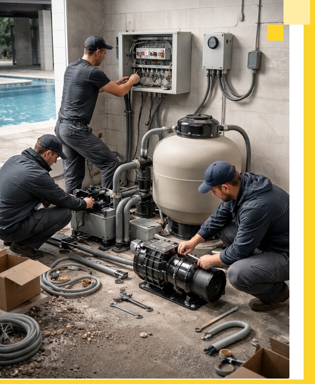 Профессиональный монтаж оборудования для бассейнов в Белове