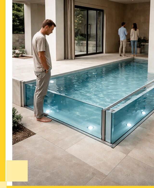 Стеклянные бассейны в Белове от 1303080 р. | ЭриданБлв — мозаика