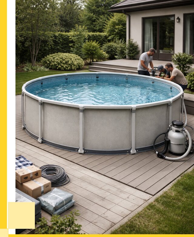 Купить каркасные бассейны в Белове от 48866 р. | ЭриданБлв