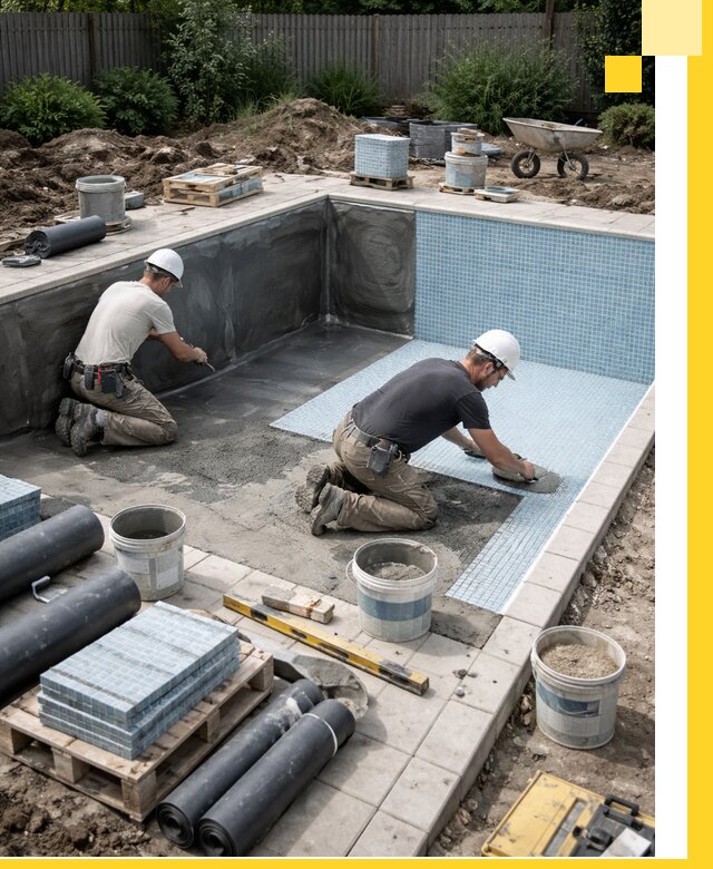 Проектирование и строительство стационарных бассейнов в Белове