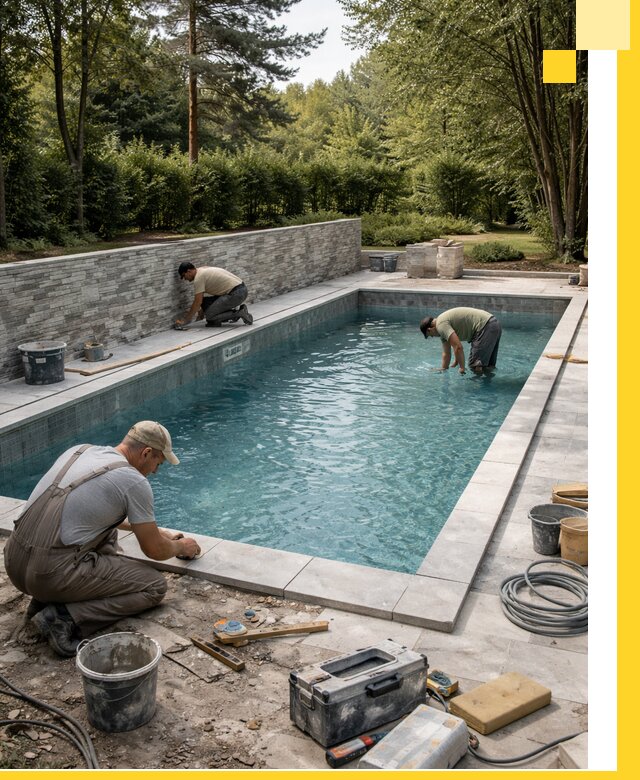 Проектирование и строительство частных бассейнов в Белове