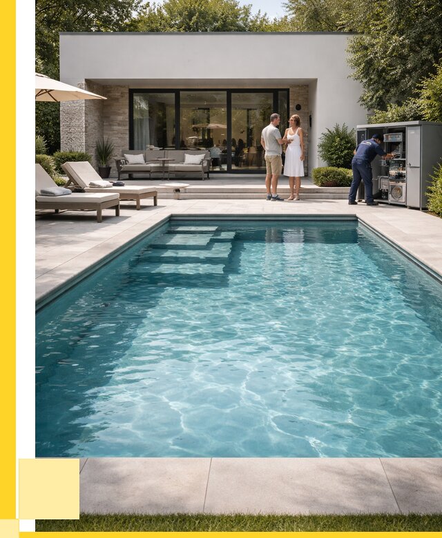 Бассейн в доме в Белове под ключ от 1303080 р. | ЭриданБлв