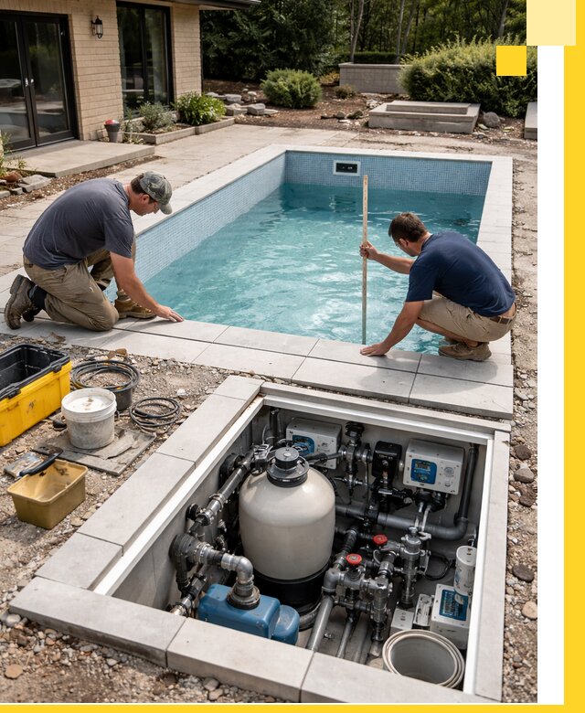 Строительство качественных домашних бассейнов под ключ в Белове