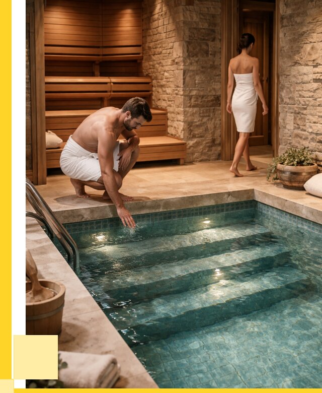 Сауна с бассейном под ключ в Белове от 130308 р., ЭриданБлв