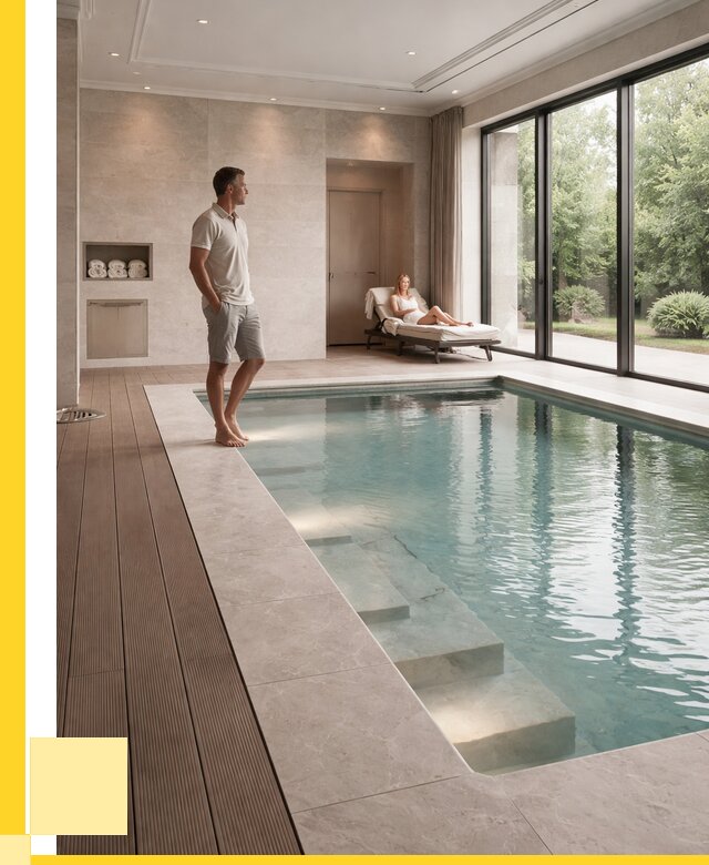 Бассейны в коттедже под ключ в Белове от 1303080 р. | ЭриданБлв