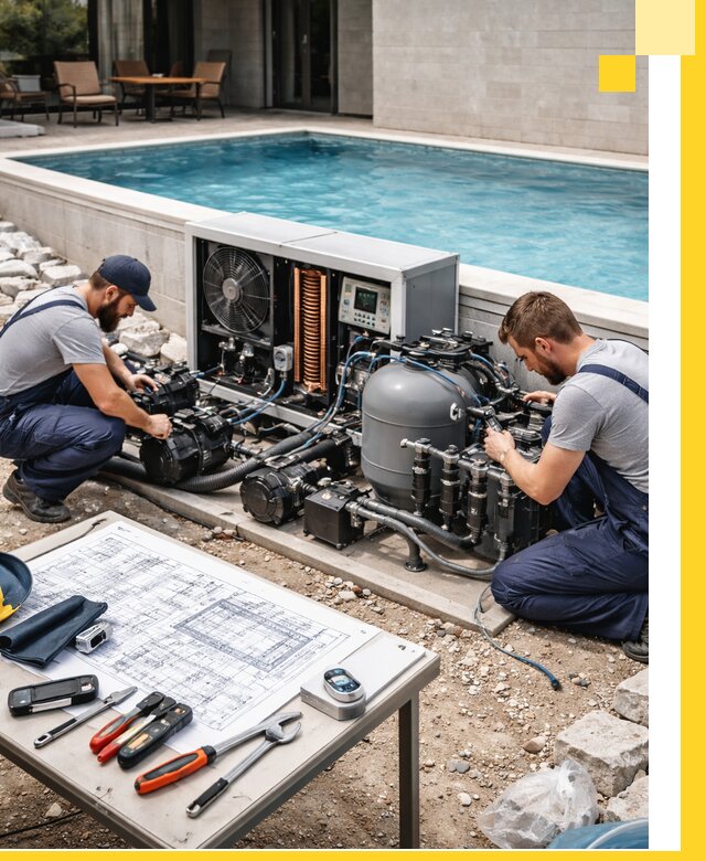 Проектирование и монтаж бассейнов с подогревом в Белове