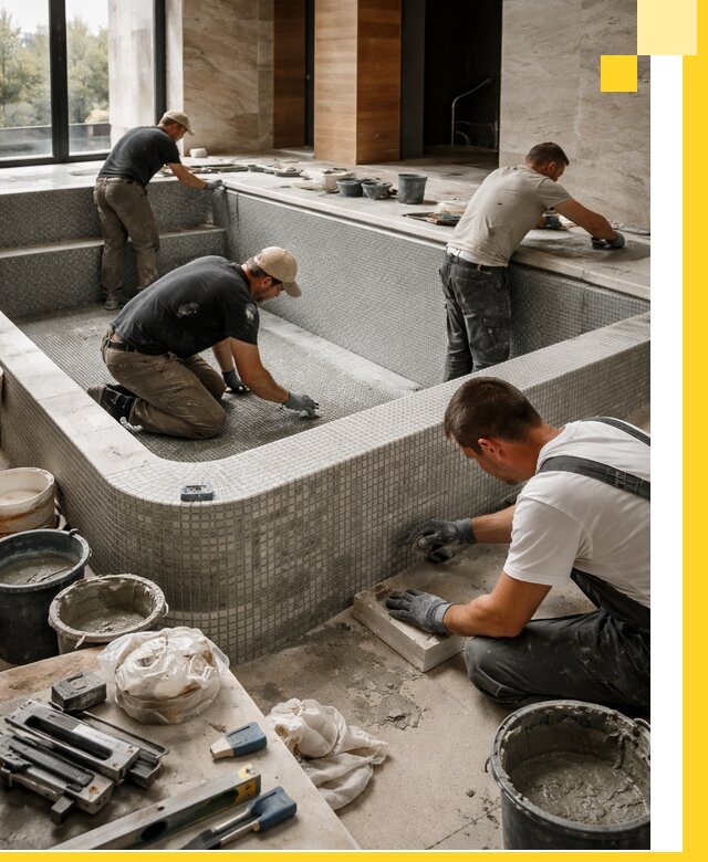 Строительство и установка СПА бассейнов под ключ в Белове