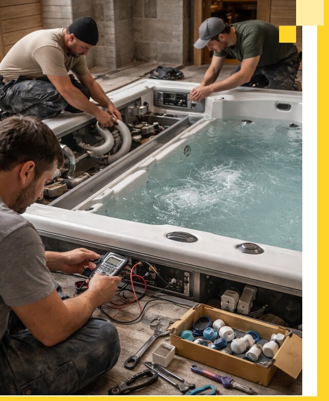 Гидромассажные бассейны под ключ в Белове, дизайн и монтаж