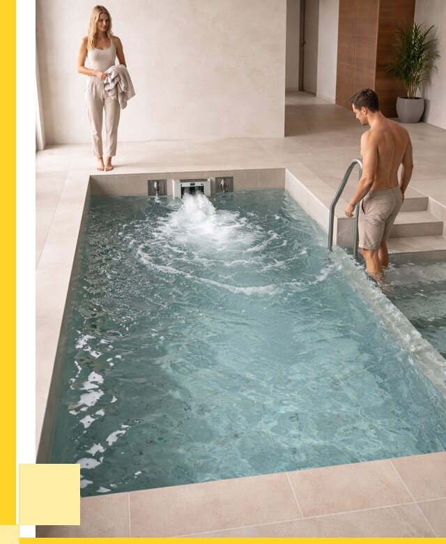 Бассейн с противотоком в Белове от 271475 р. | ЭриданБлв