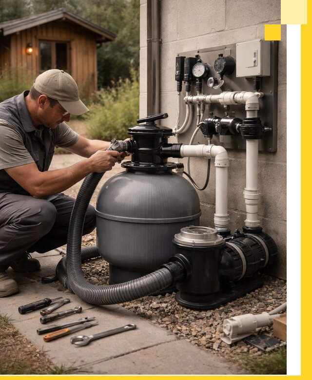 Продажа и монтаж фильтров и насосов для бассейнов в Белове