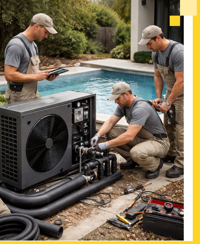 Проектирование и установка тепловых насосов для бассейнов в Белове