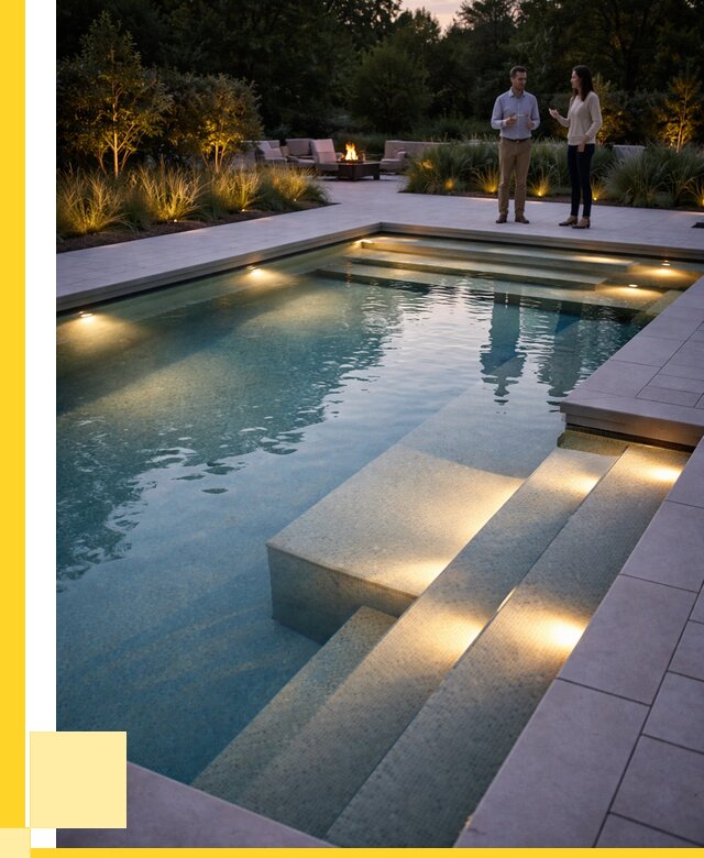 Освещение бассейнов в Белове под ключ от 27148 р. | ЭриданБлв