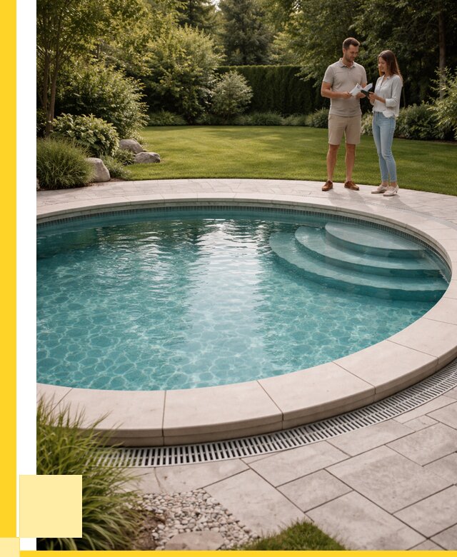 Круглые каркасные бассейны купить в Белове от 271475 р. | ЭриданБлв