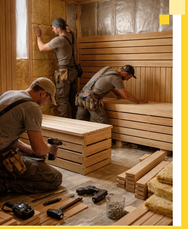 Профессиональное строительство саун под ключ в Белове