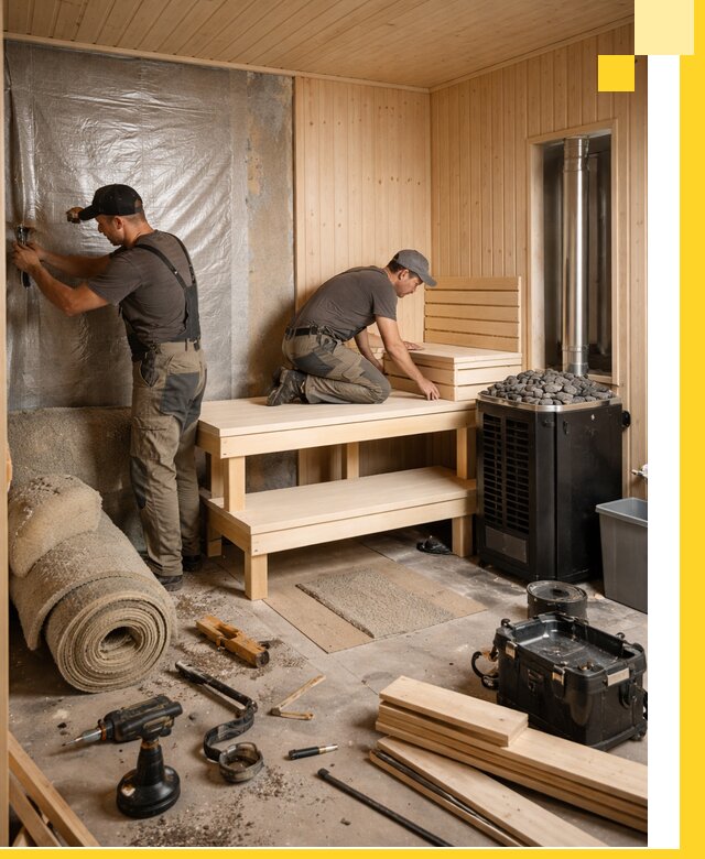 Проекты саун под ключ в Белове дизайн и строительство