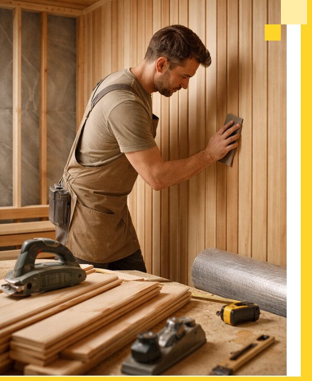 Профессиональная отделка саун и парных под ключ в Белове