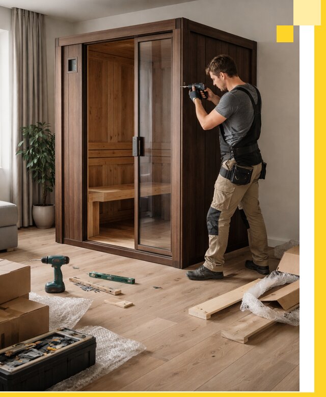 Установка и производство мини саун под ключ в Белове