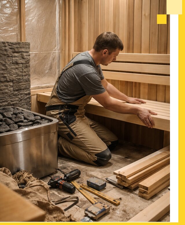 Сауны для дома под ключ с проектированием и монтажом в Белове