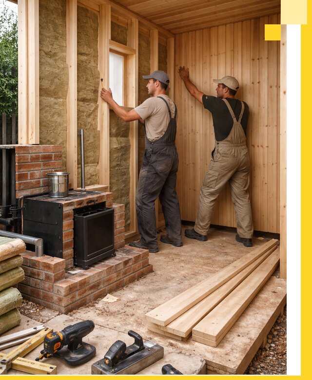 Строительство и установка дачных саун под ключ в Белове